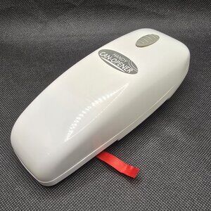 Handy Opener Cordless Can Opener White Electric Can Opener